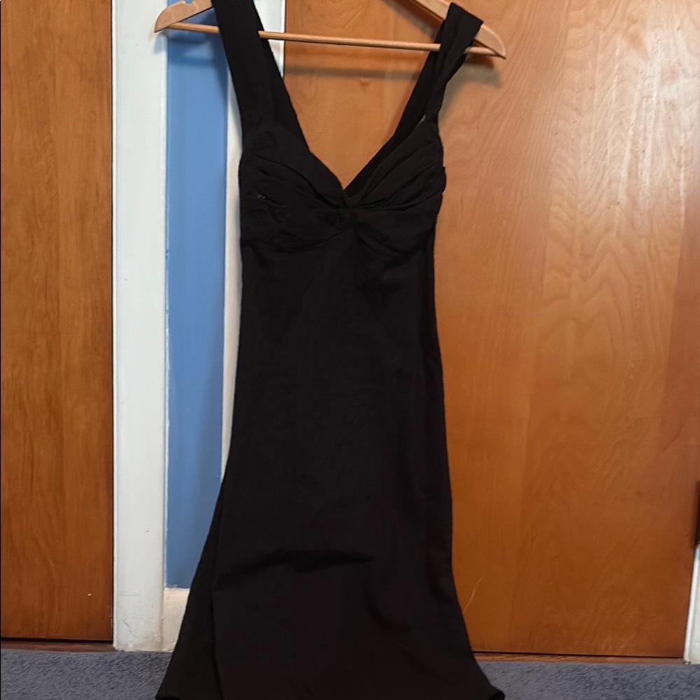 Calvin Klein Black Embellished Sheath Dress